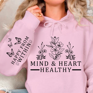 Hoodie Unisex Mind & Heart Healthy