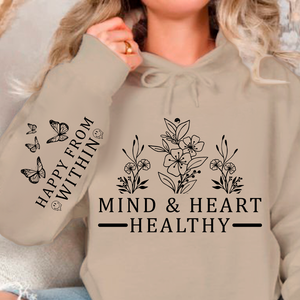 Hoodie Unisex Mind & Heart Healthy