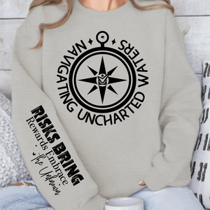 Sweatshirt Unisex Navigating Uncharted Waters