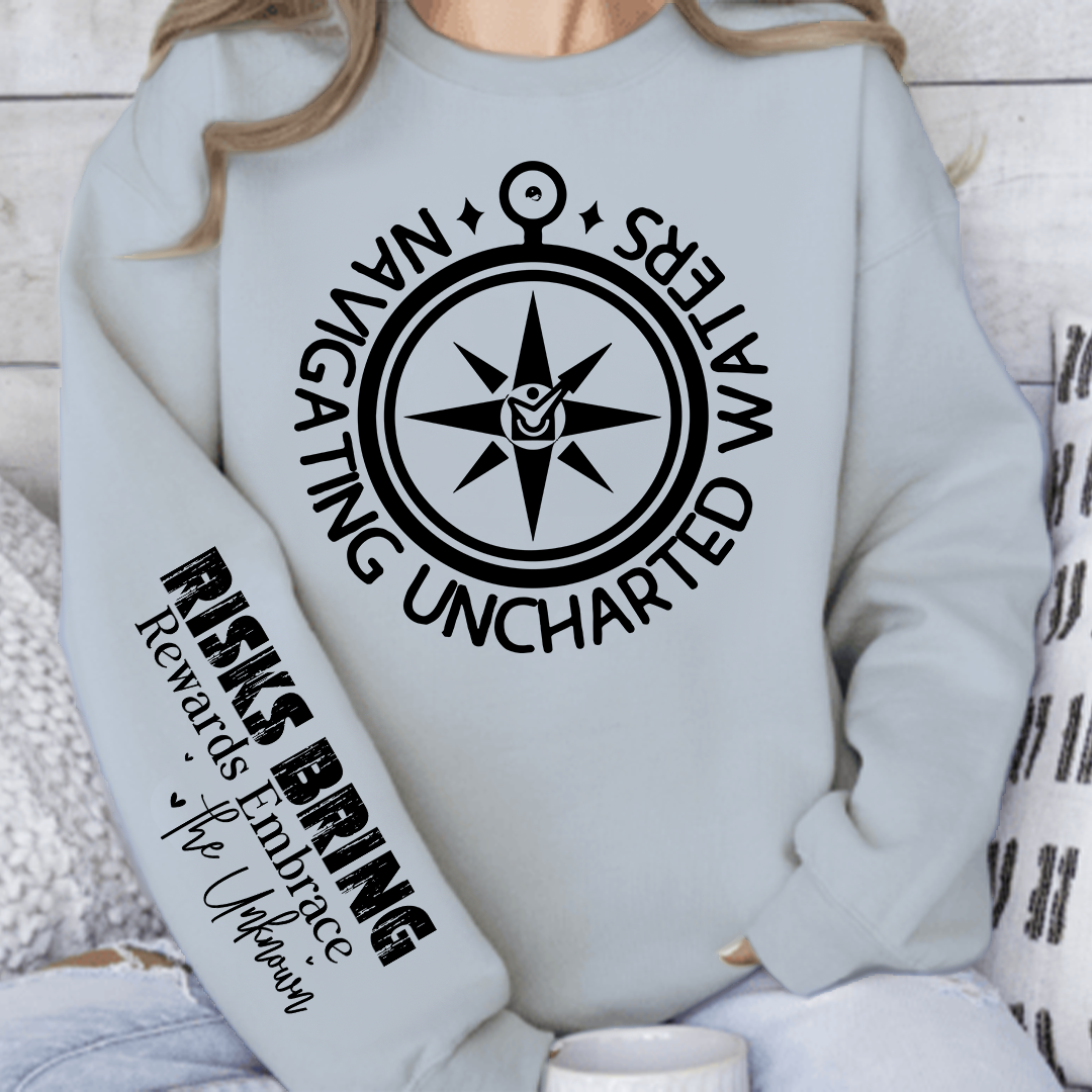 Sweatshirt Unisex Navigating Uncharted Waters