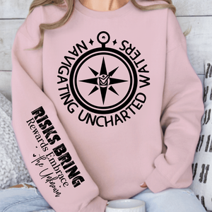 Sweatshirt Unisex Navigating Uncharted Waters