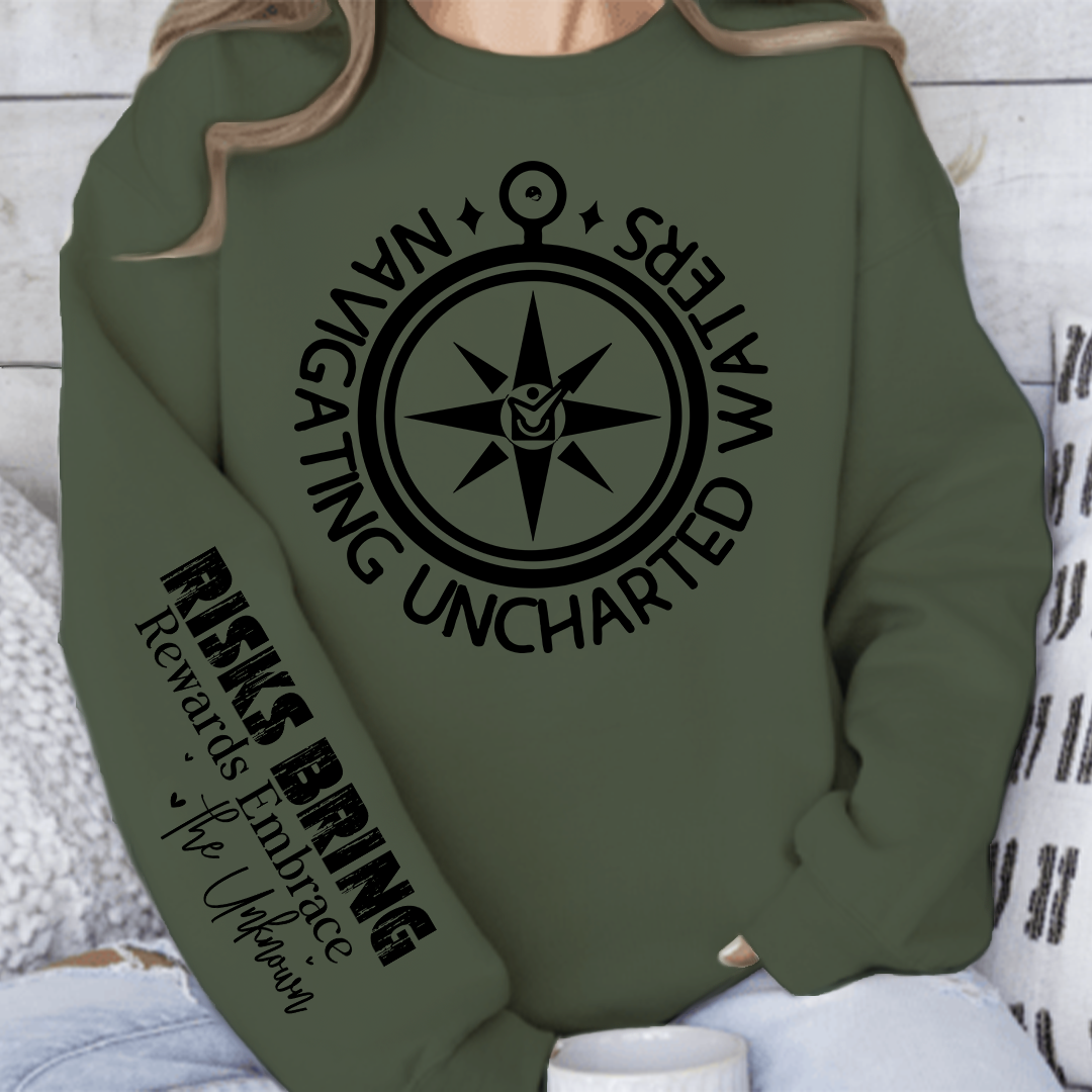 Sweatshirt Unisex Navigating Uncharted Waters