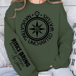 Sweatshirt Unisex Navigating Uncharted Waters