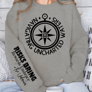 Sweatshirt Unisex Navigating Uncharted Waters