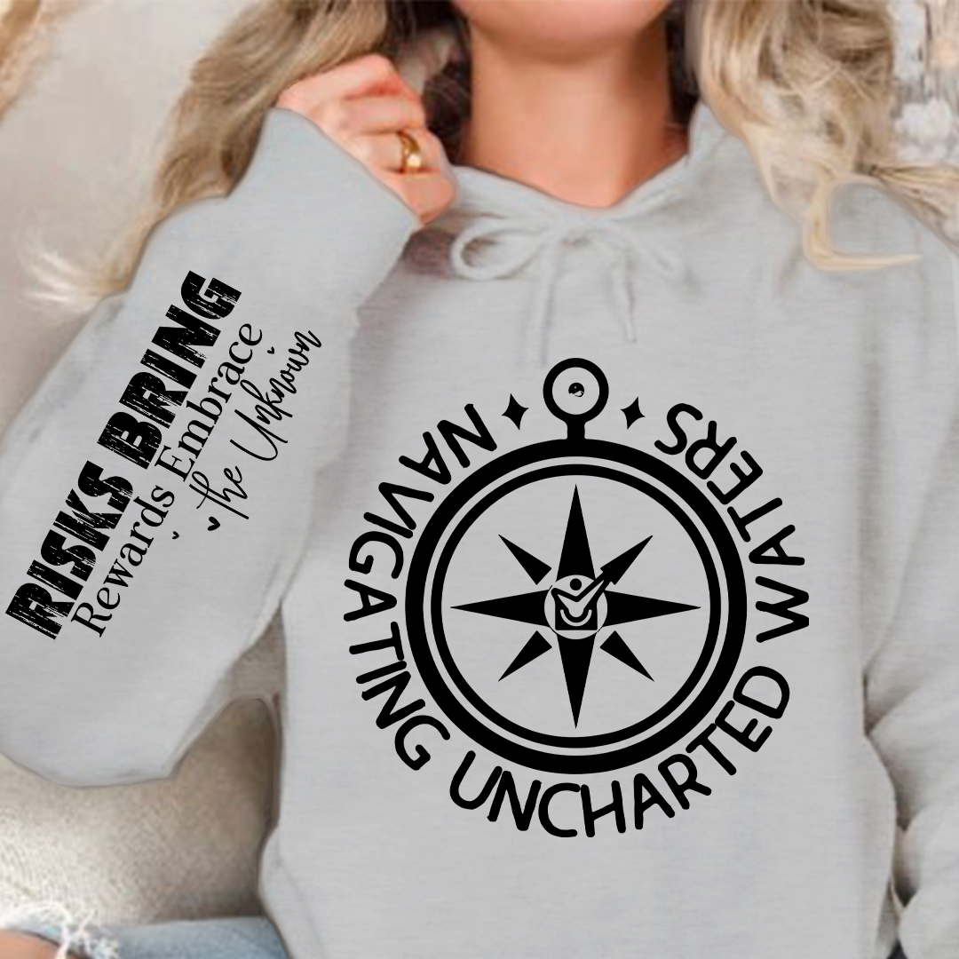 Hoodie Unisex Navigating Uncharted Waters