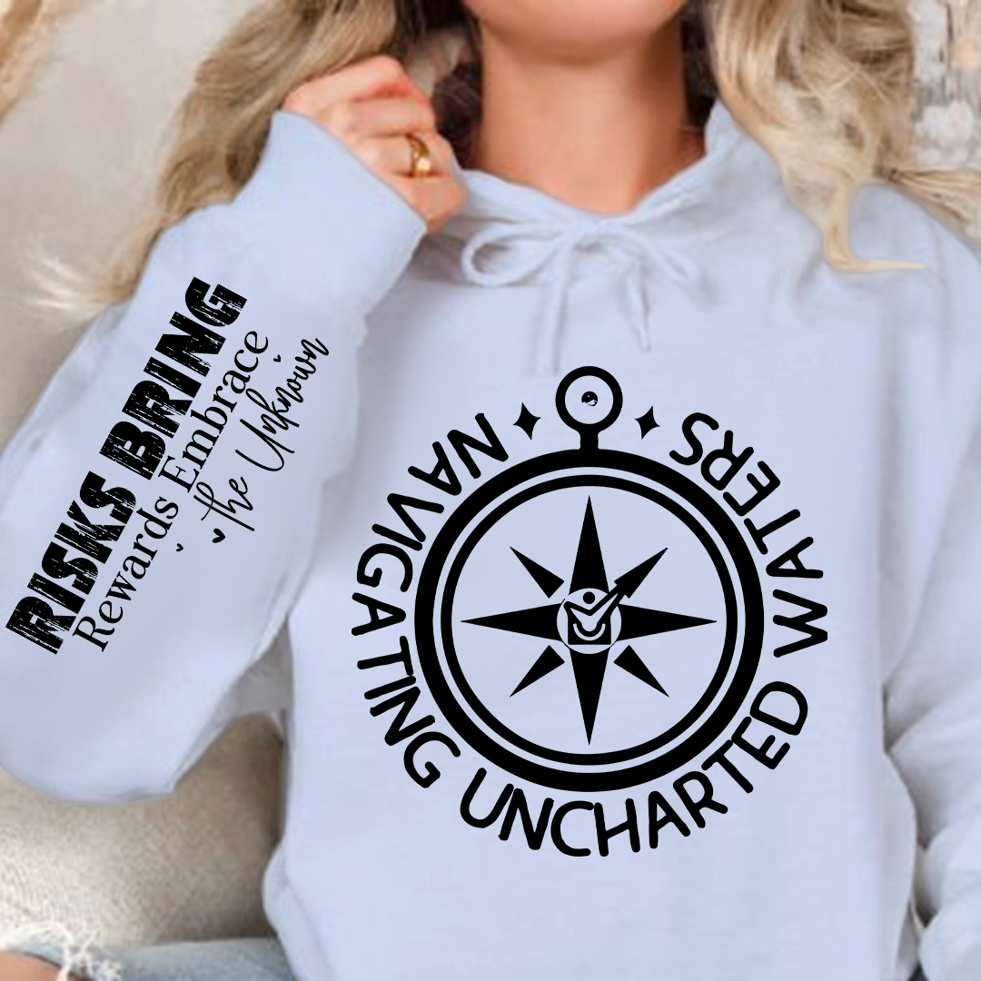 Hoodie Unisex Navigating Uncharted Waters