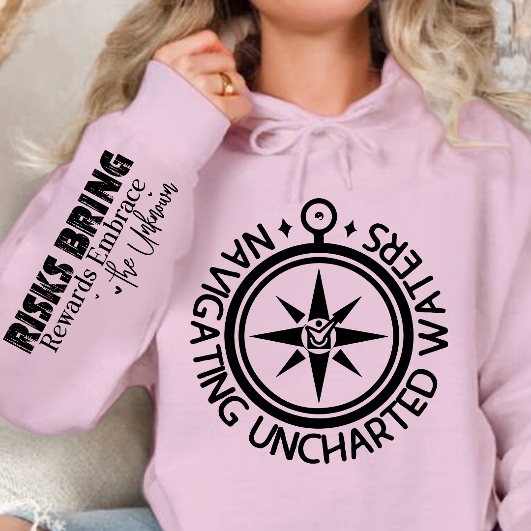 Hoodie Unisex Navigating Uncharted Waters