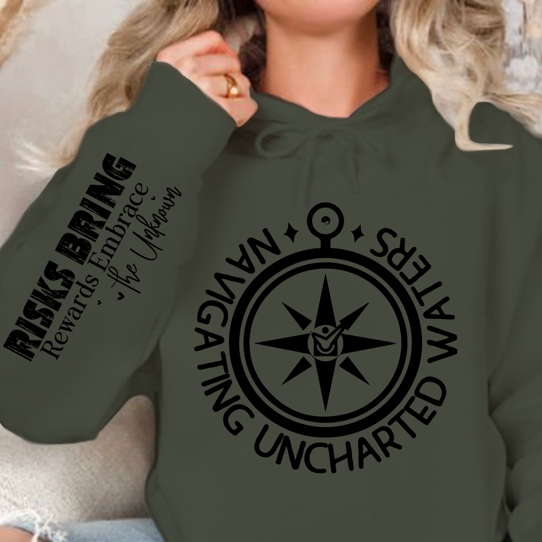 Hoodie Unisex Navigating Uncharted Waters