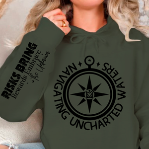 Hoodie Unisex Navigating Uncharted Waters