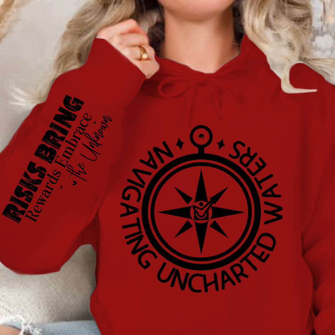 Hoodie Unisex Navigating Uncharted Waters