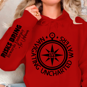 Hoodie Unisex Navigating Uncharted Waters