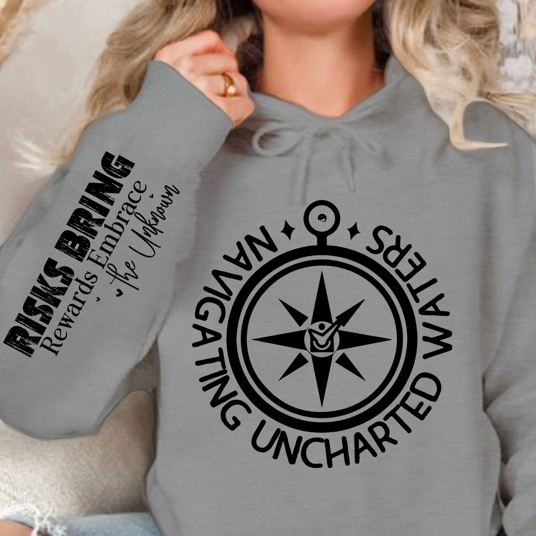 Hoodie Unisex Navigating Uncharted Waters