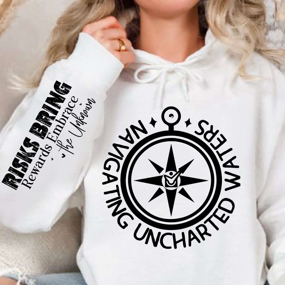 Hoodie Unisex Navigating Uncharted Waters