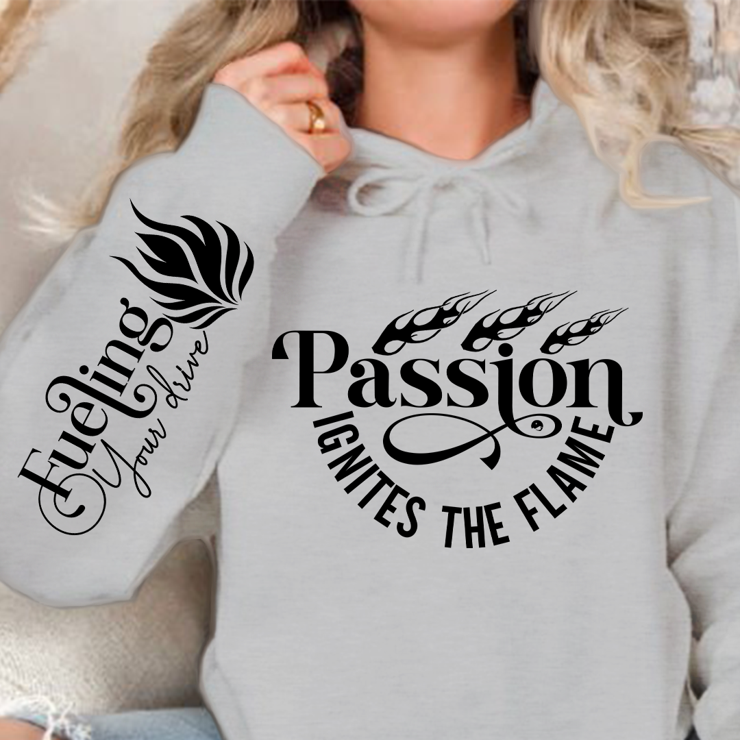 Hoodie Unisex Passion Ignites the Flame