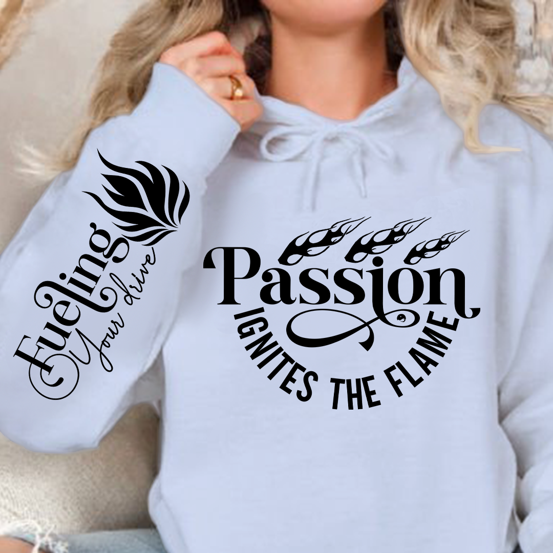 Hoodie Unisex Passion Ignites the Flame