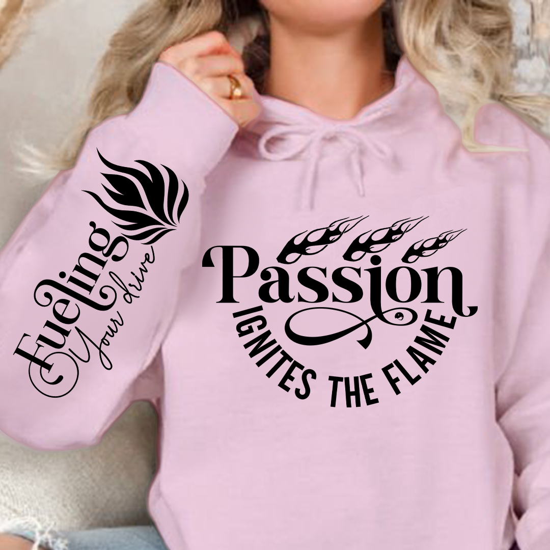 Hoodie Unisex Passion Ignites the Flame
