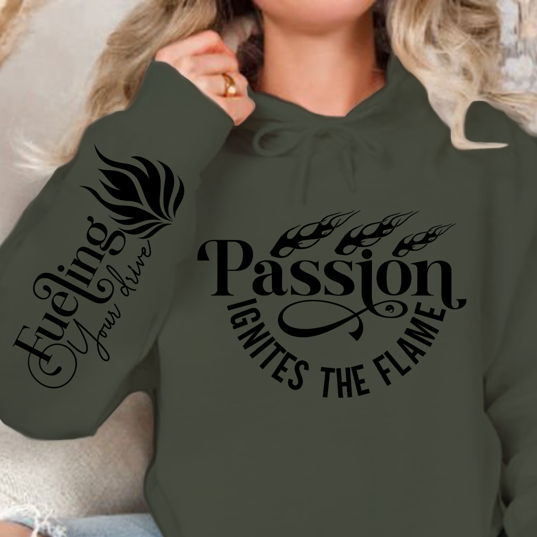 Hoodie Unisex Passion Ignites the Flame
