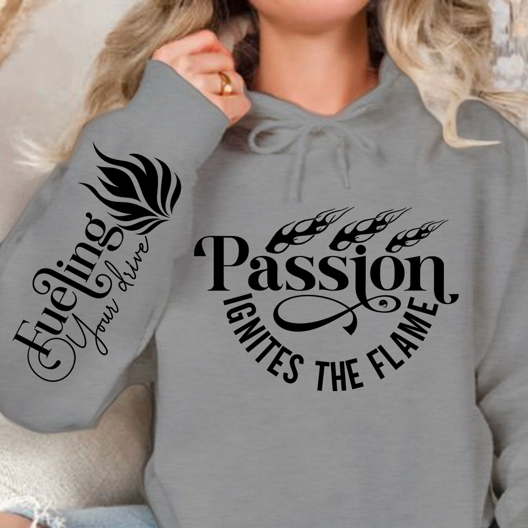 Hoodie Unisex Passion Ignites the Flame