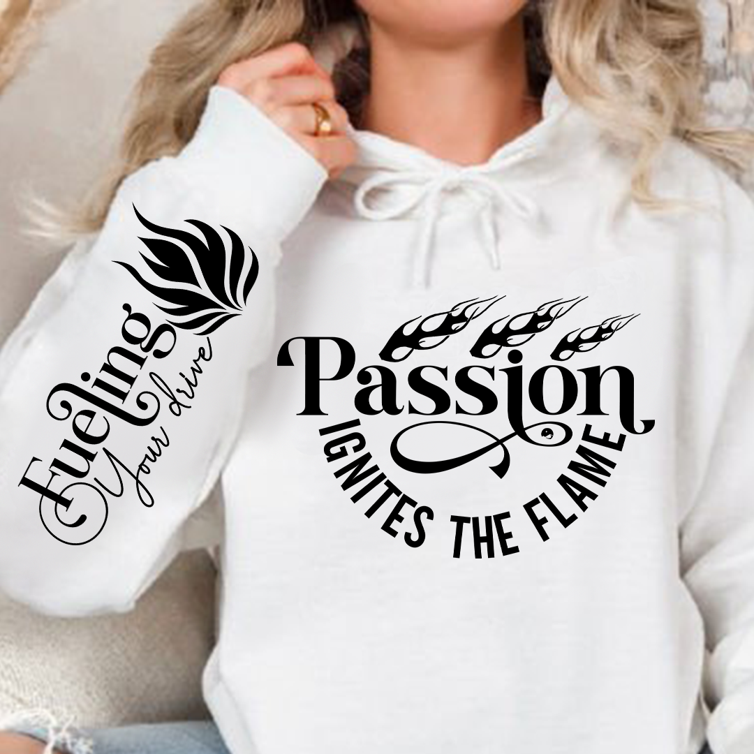 Hoodie Unisex Passion Ignites the Flame