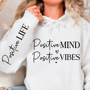 Hoodie Unisex Positive Mind Positive Vibes