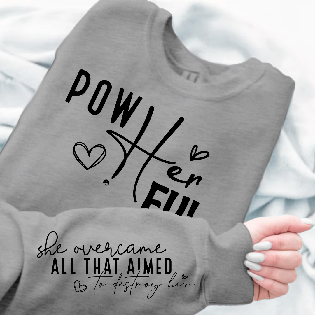 Sweatshirt Unisex Pow Her Ful
