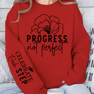 Sweatshirt Unisex Progress Not Perfect