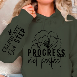 Hoodie Unisex Progress Not Perfect