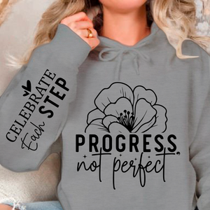 Hoodie Unisex Progress Not Perfect