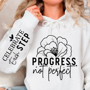 Hoodie Unisex Progress Not Perfect