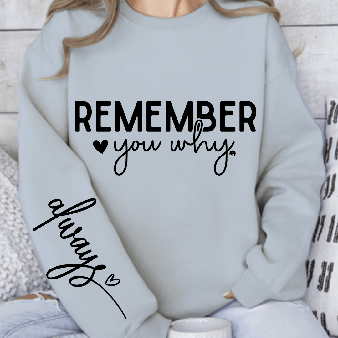 Sweatshirt Unisex Remember You Why