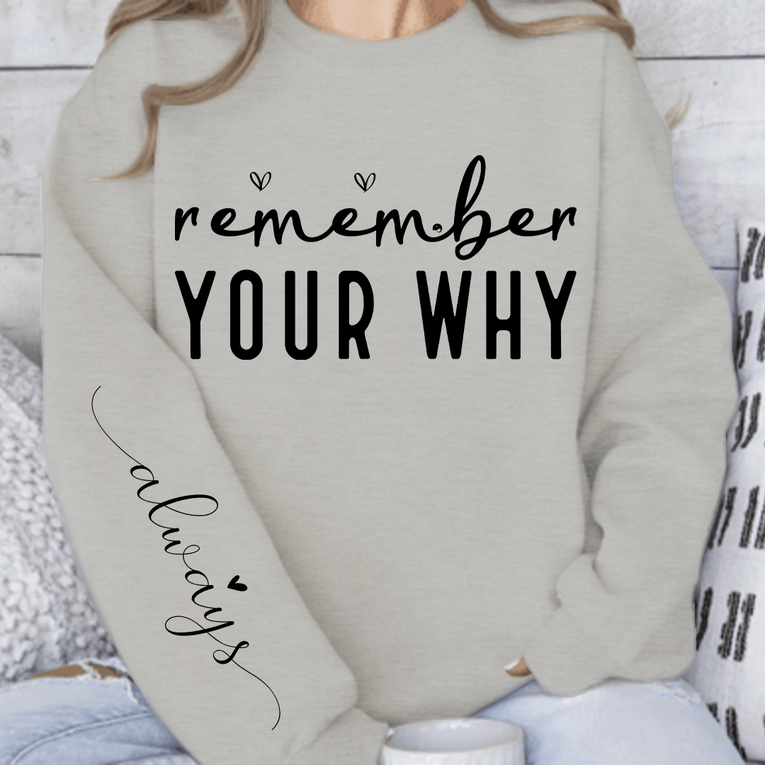 Sweatshirt Unisex Remember Your Why