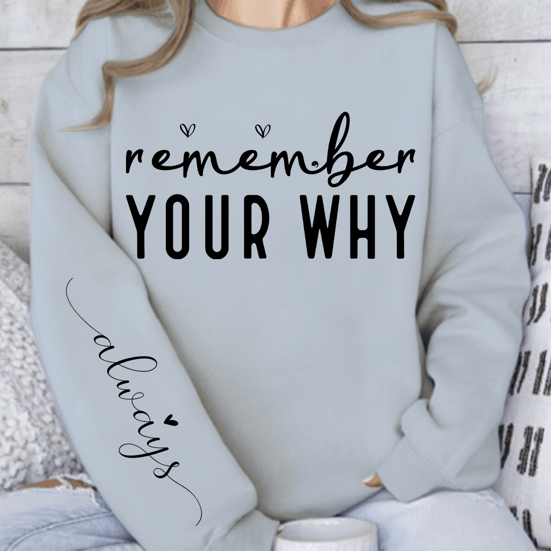 Sweatshirt Unisex Remember Your Why