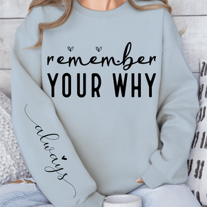Sweatshirt Unisex Remember Your Why
