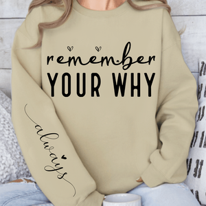 Sweatshirt Unisex Remember Your Why