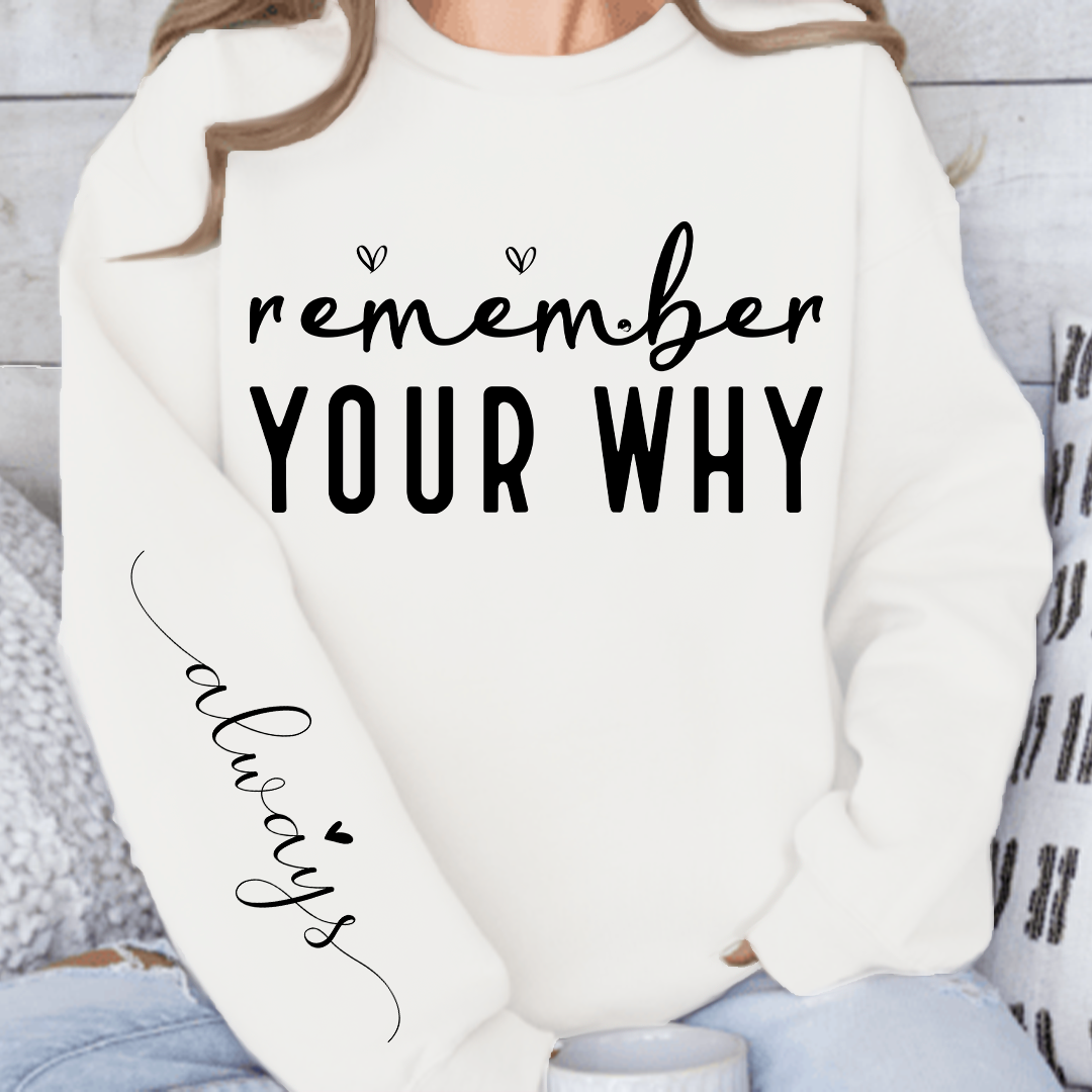 Sweatshirt Unisex Remember Your Why