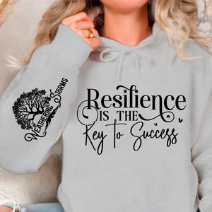 Hoodie Unisex Resilience is the Key to Success