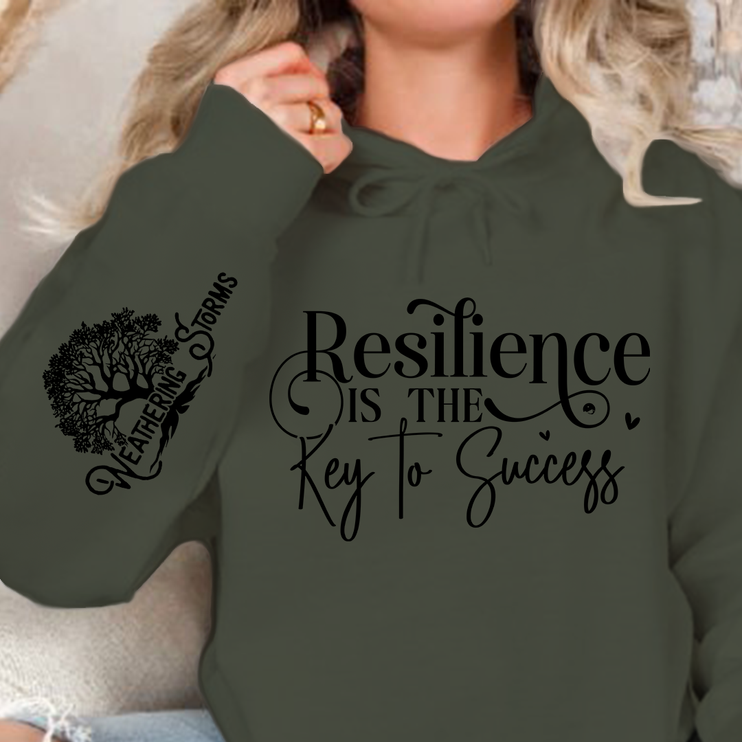 Hoodie Unisex Resilience is the Key to Success