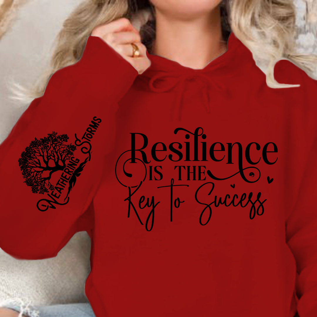 Hoodie Unisex Resilience is the Key to Success