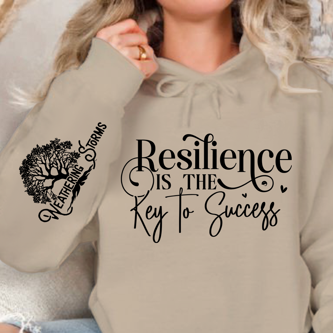 Hoodie Unisex Resilience is the Key to Success