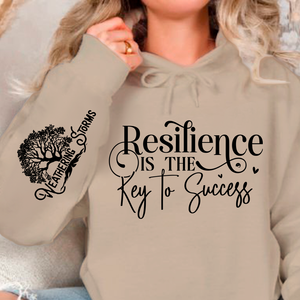 Hoodie Unisex Resilience is the Key to Success