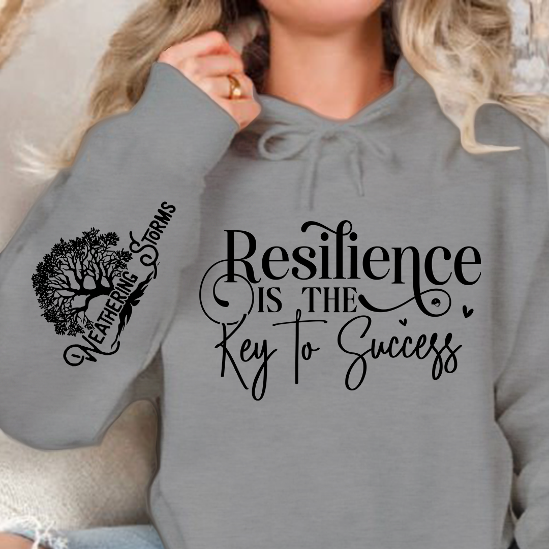 Hoodie Unisex Resilience is the Key to Success