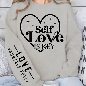 Sweatshirt Unisex Self-love Is Key