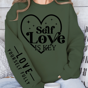 Sweatshirt Unisex Self-love Is Key