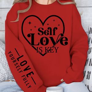 Sweatshirt Unisex Self-love Is Key