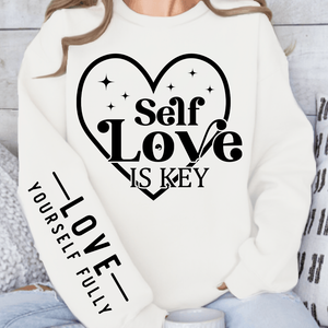 Sweatshirt Unisex Self-love Is Key