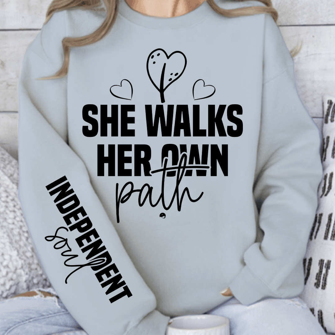 Sweatshirt Unisex She walks her own path