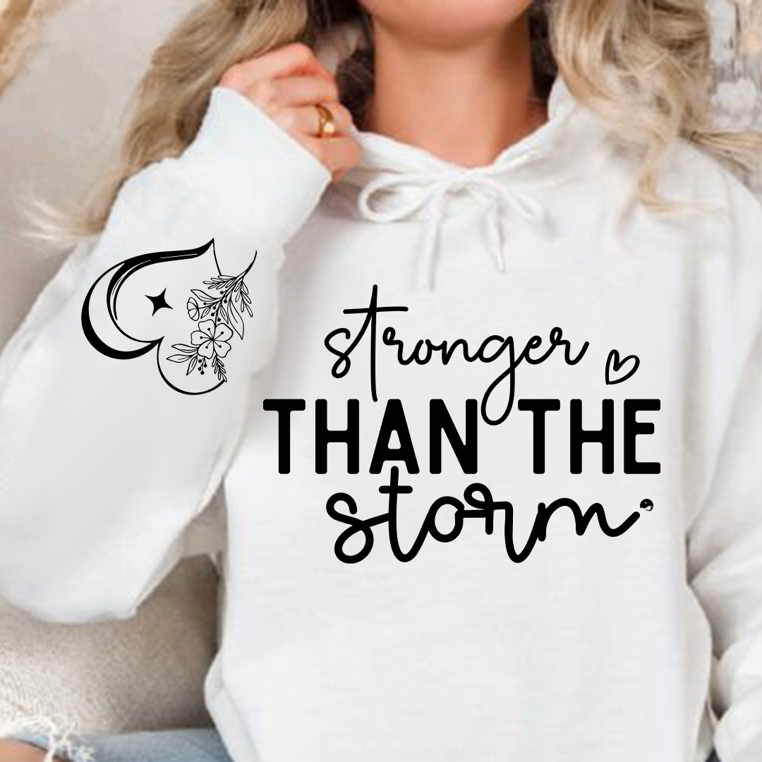 Hoodie Unisex Stronger Than The Storm