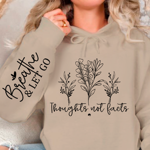 Hoodie Unisex Thoughts, Not Facts