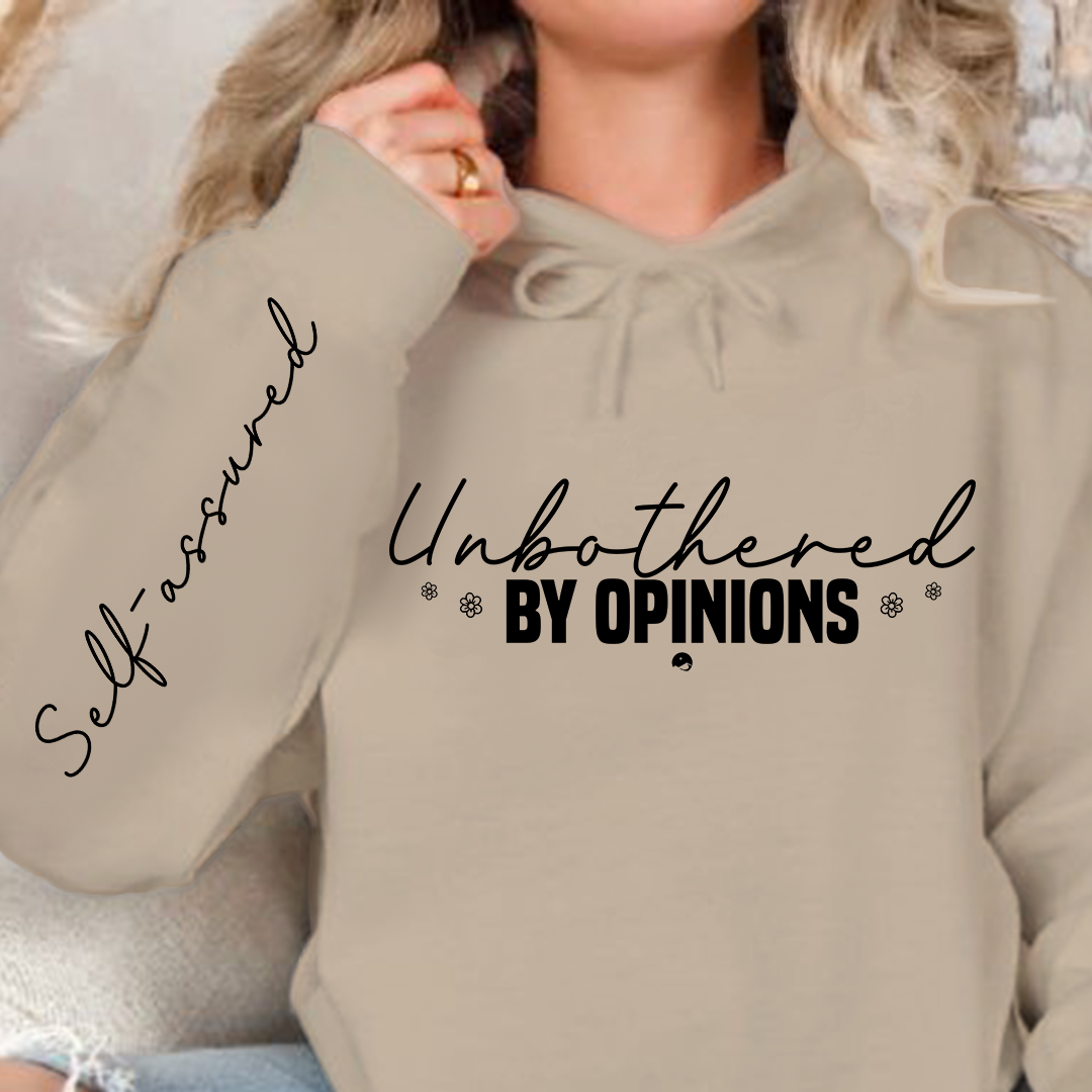 Hoodie Unisex Unbothered by opinions