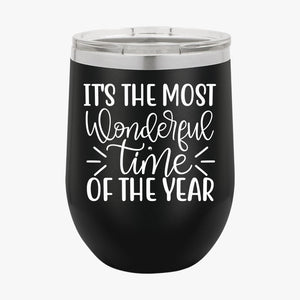 Wine Tumbler It's The Most Wonderful Time Of The Year